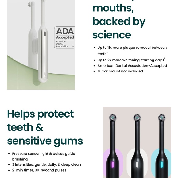 quip 360 Oscillating Rechargeable Electric Toothbrush + Travel Case - Picture 14 of 16